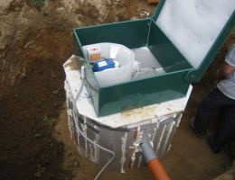 Монтаж АКВАЛОС 10 R (h=2,50м)